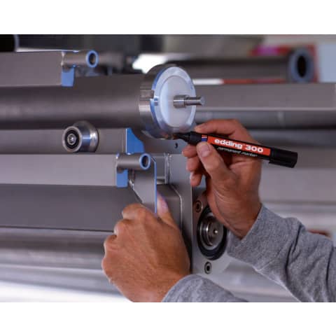 Marcatore permanente edding 300 punta tonda 1,5-3 mm blu E-300 003